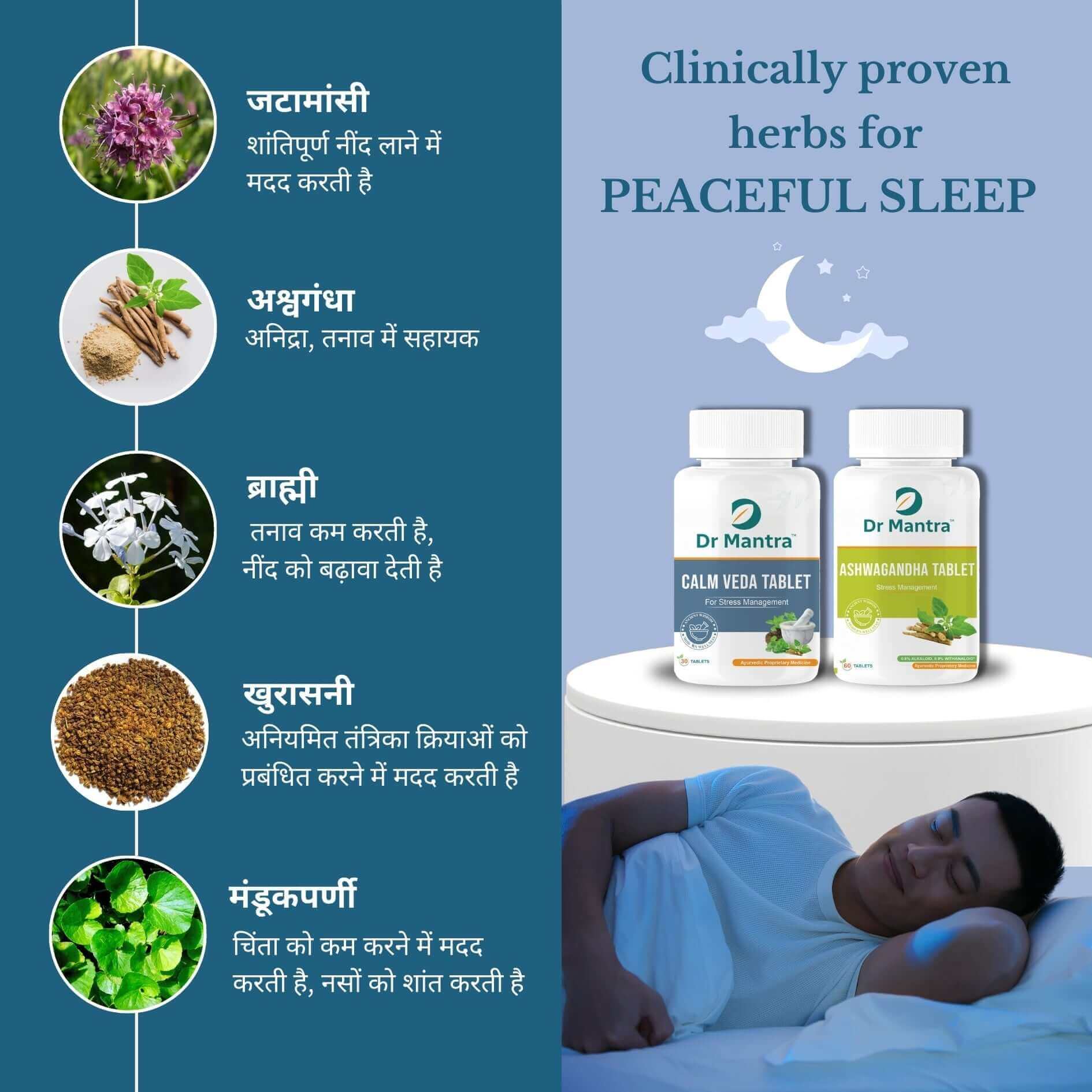 Say Goodbye to Stress and Sleepless Nights with Calmveda - Dr Mantra