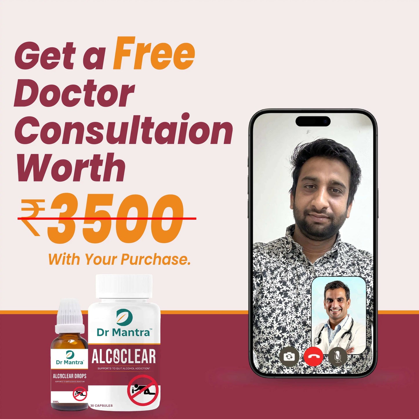 Alcoclear Quit Alcohol Addiction - Dr Mantra