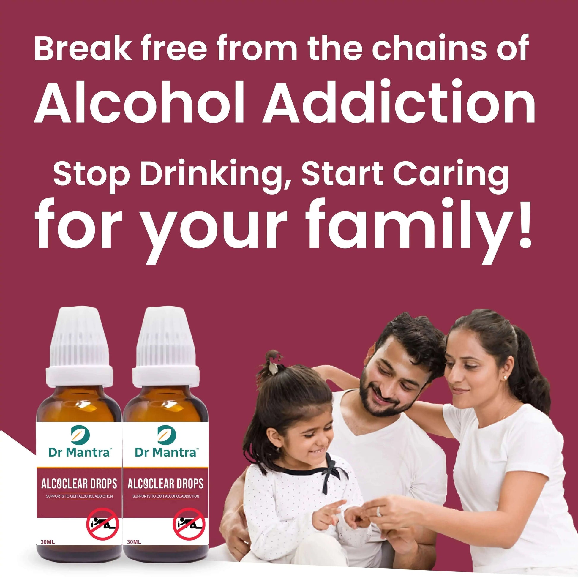 Alcoclear Quit Alcohol Addiction - Dr Mantra